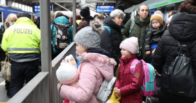 Bahnhof Frankfurt (Oder): Menschen auf der Flucht vor dem Krieg in der Ukraine