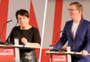 Katharina Slanina und Sebastian Walter die neue Doppelspitze der Brandenburger Linken.