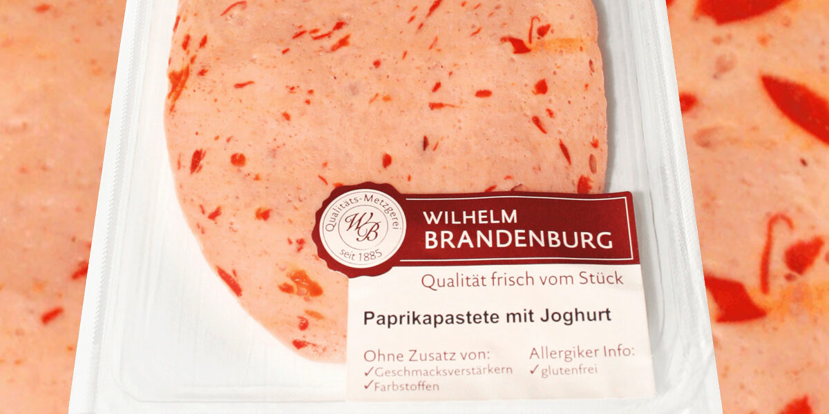 «Wilhelm Brandenburg, Paprikapastete mit Joghurt, 100g»