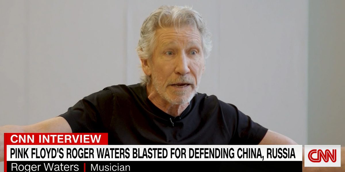 Der britische Musiker Roger Waters im Gespräch mit CNN
