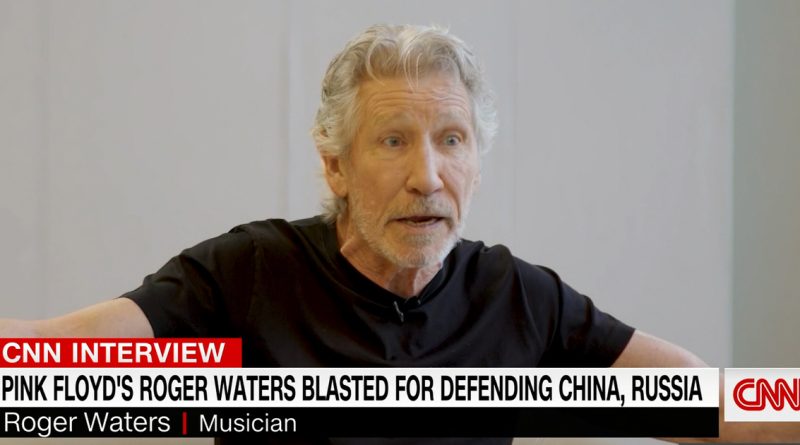 Der britische Musiker Roger Waters im Gespräch mit CNN