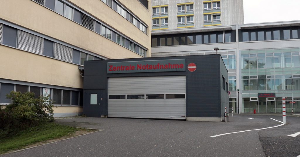 Die Notaufnahme am Klinikum Frankfurt (Oder) in Markendorf