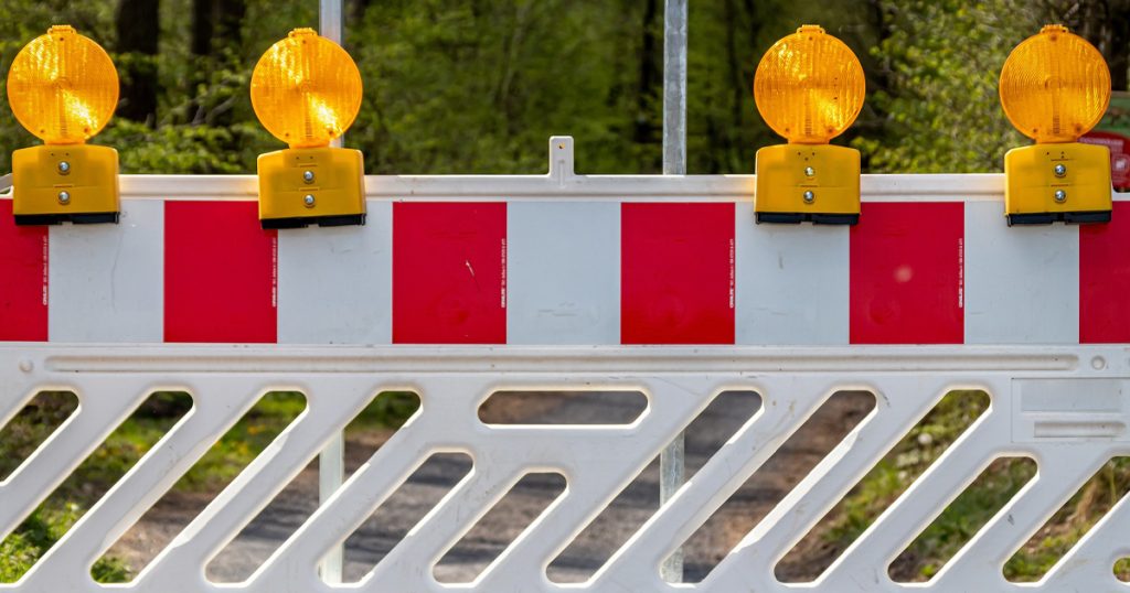 Symbolbild: Straßensperrung