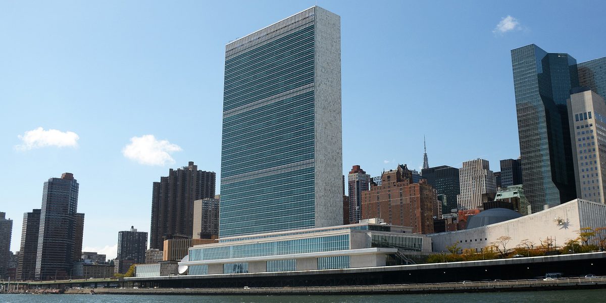 Das Hauptquartier der Vereinten Nationen in New York.