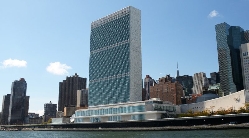 Das Hauptquartier der Vereinten Nationen in New York.