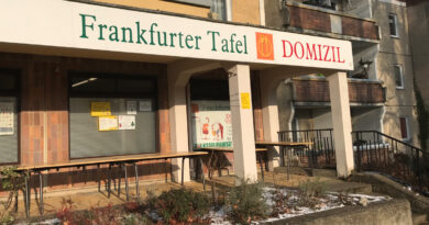 Die Frankfurter Tafel - Domizil „Offene Tür“ befindet sich am Topfmarkt 1