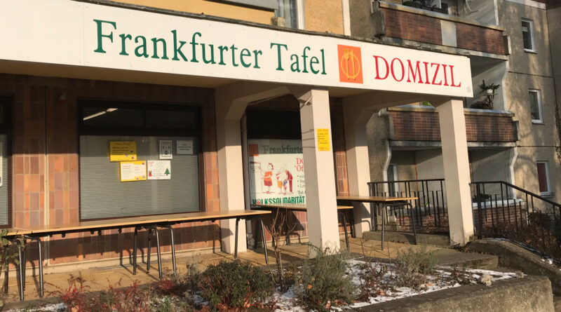 Die Frankfurter Tafel - Domizil „Offene Tür“ befindet sich am Topfmarkt 1