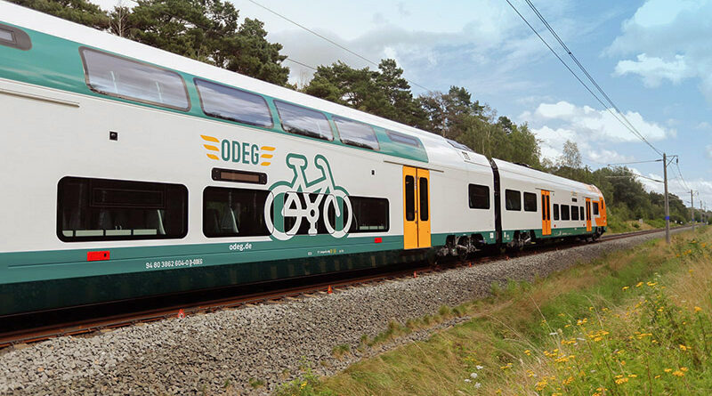 Die ODEG fährt mit Desiro-HC-03 Zügen von Siemens auf der RE1-Strecke