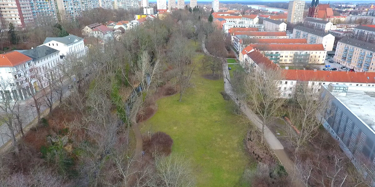 Der Lennépark in Frankfurt (Oder)