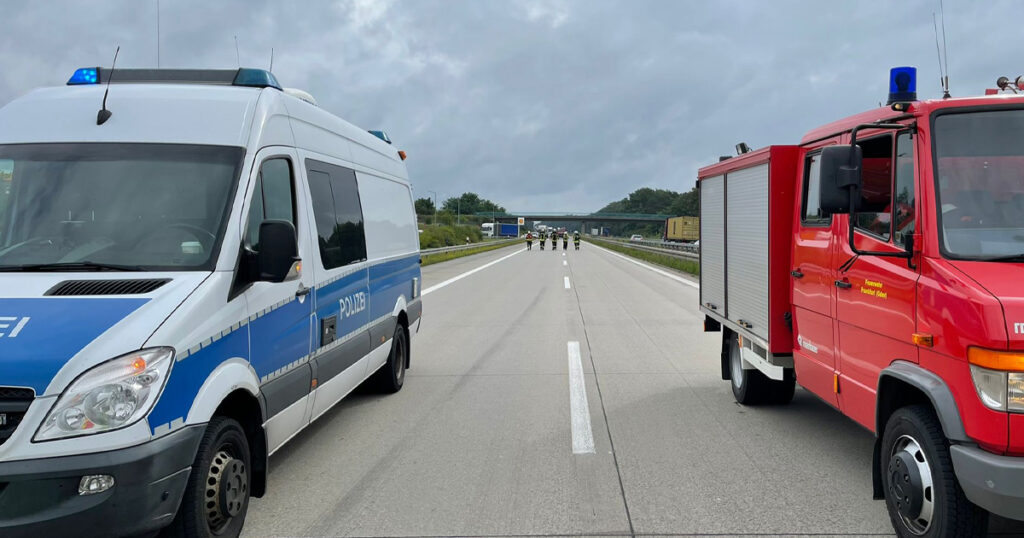 Archiv: Unfall auf der A12