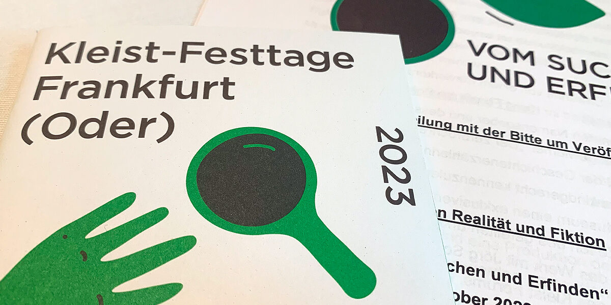 Die Kleist Festtage 2023 in Frankfurt (Oder)