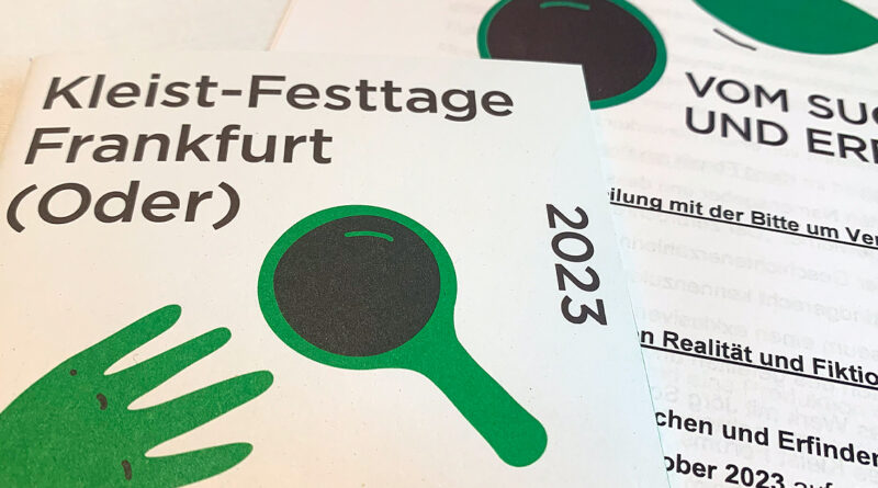 Die Kleist Festtage 2023 in Frankfurt (Oder)