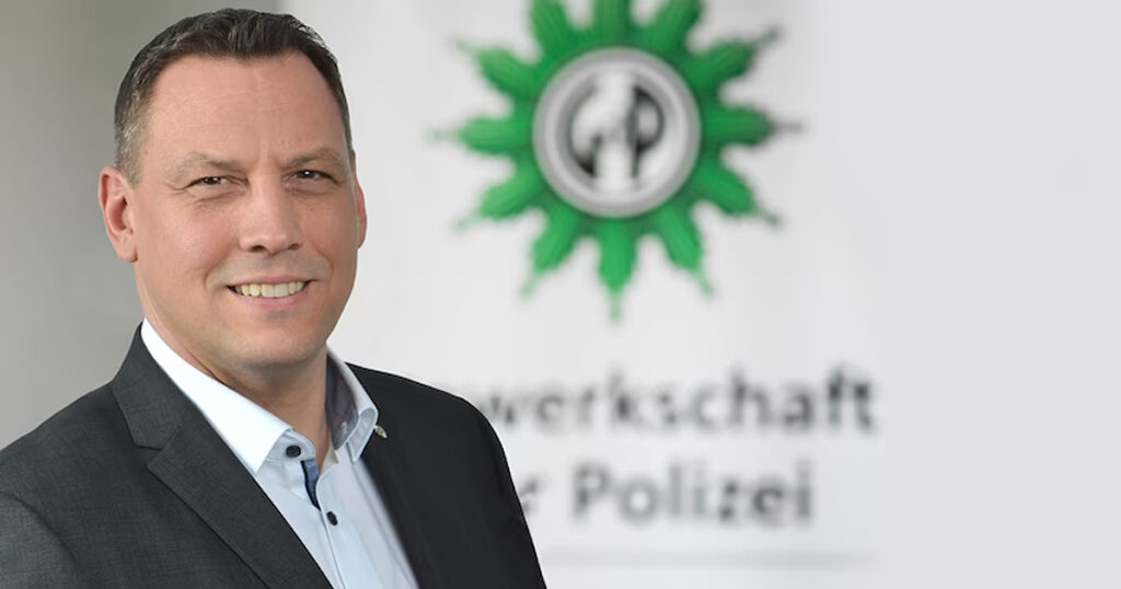 Lars Wendland, GdP-Vorsitzender für Bundespolizei und Zoll in Berlin und Brandenburg.