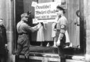 NS-Boykott gegen jüdische Geschäfte am 9. November im Deutschen Reich.