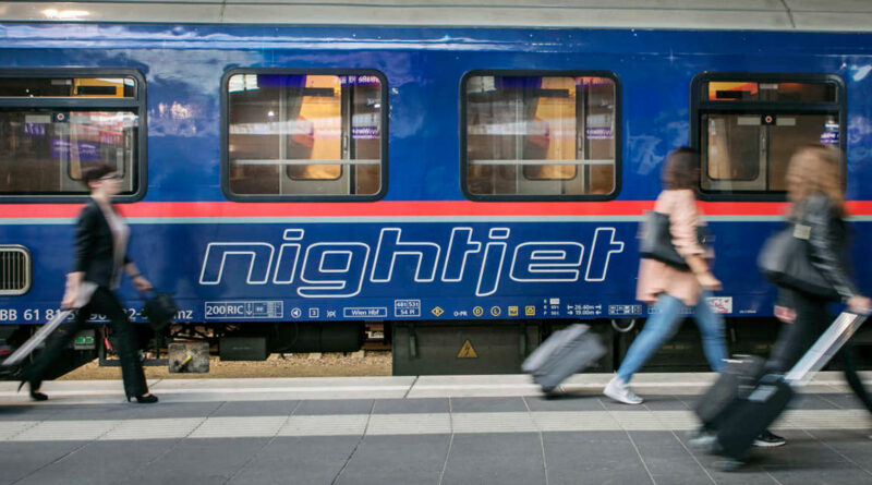 Der Nightjet der österreichischen Bahn ÖBB