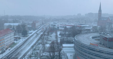 Schnee in Frankfurt (Oder)