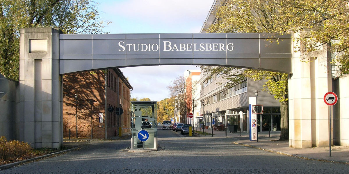 Der Eingang zum Studio Babelsberg.
